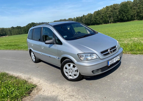 Opel Zafira cena 5900 przebieg: 347000, rok produkcji 2004 z Puszczykowo małe 92